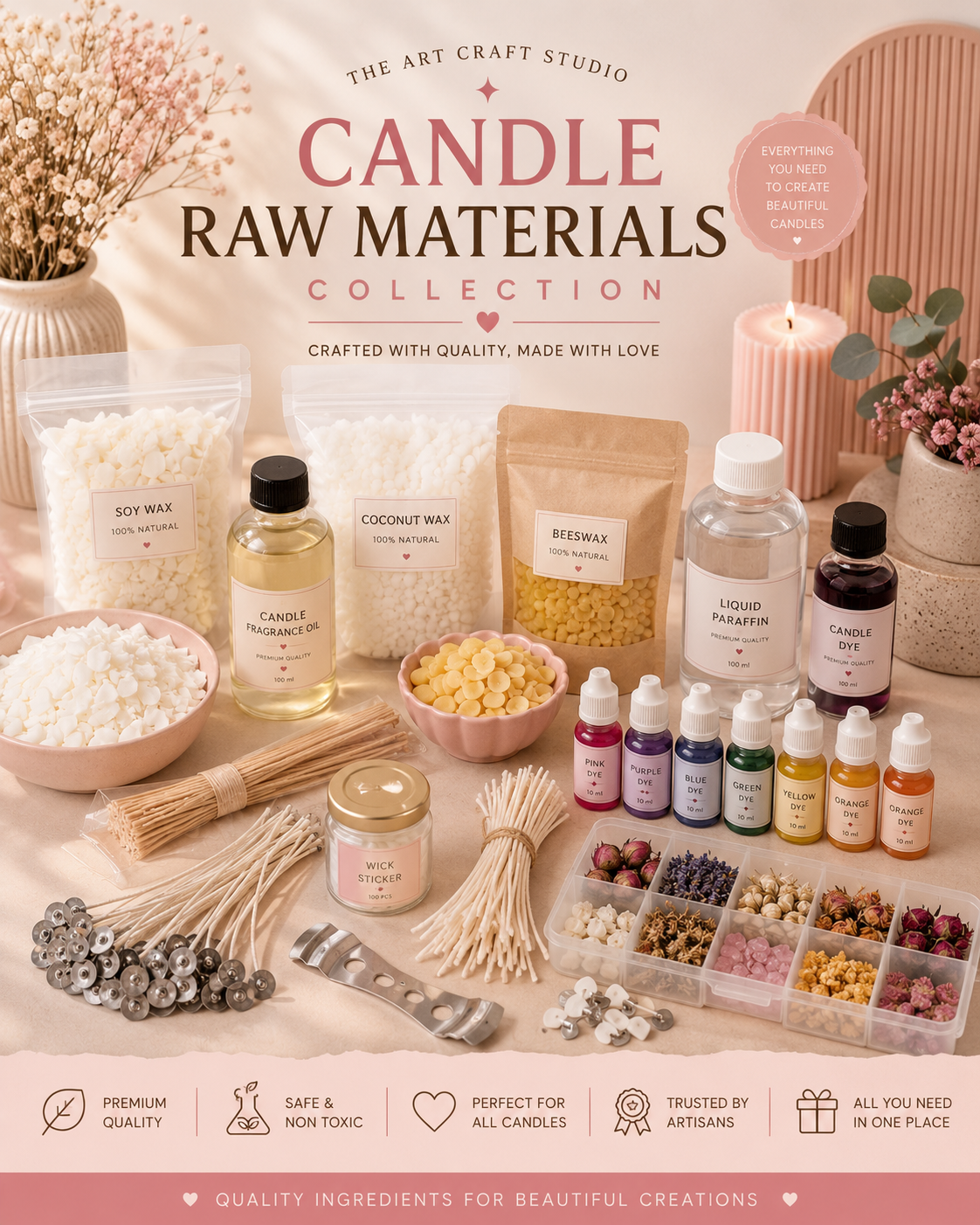 Candle Raw Material