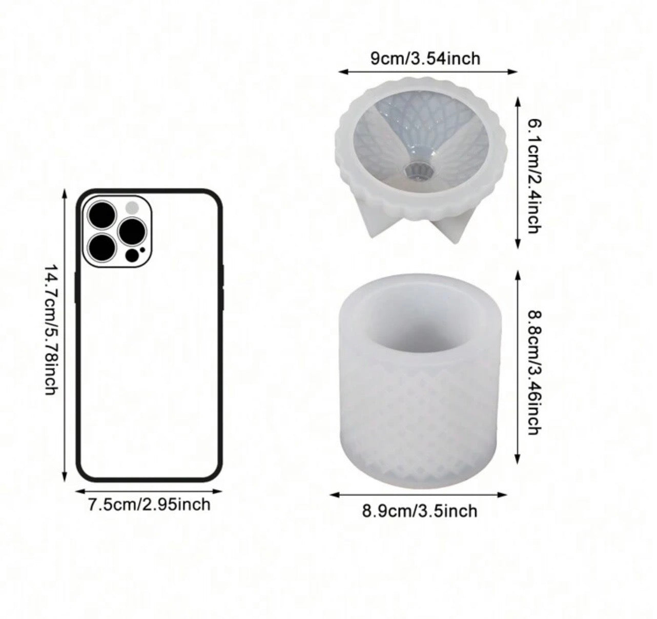 Diamond Jar Mold