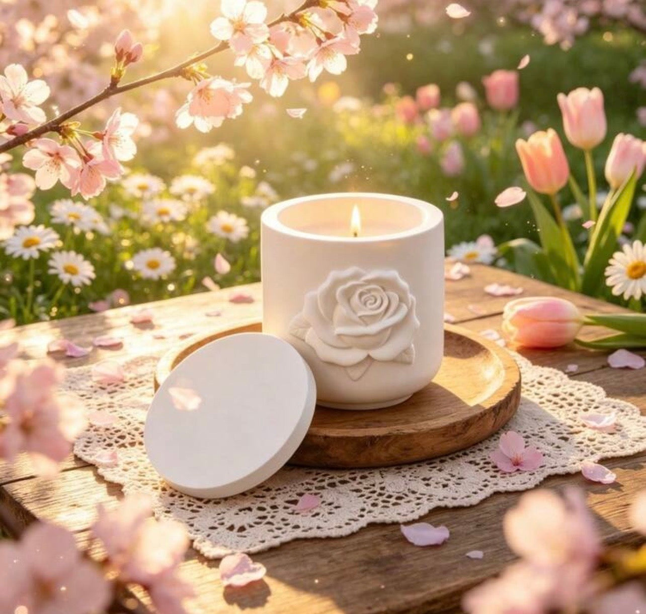 Rose Embossed Mold
