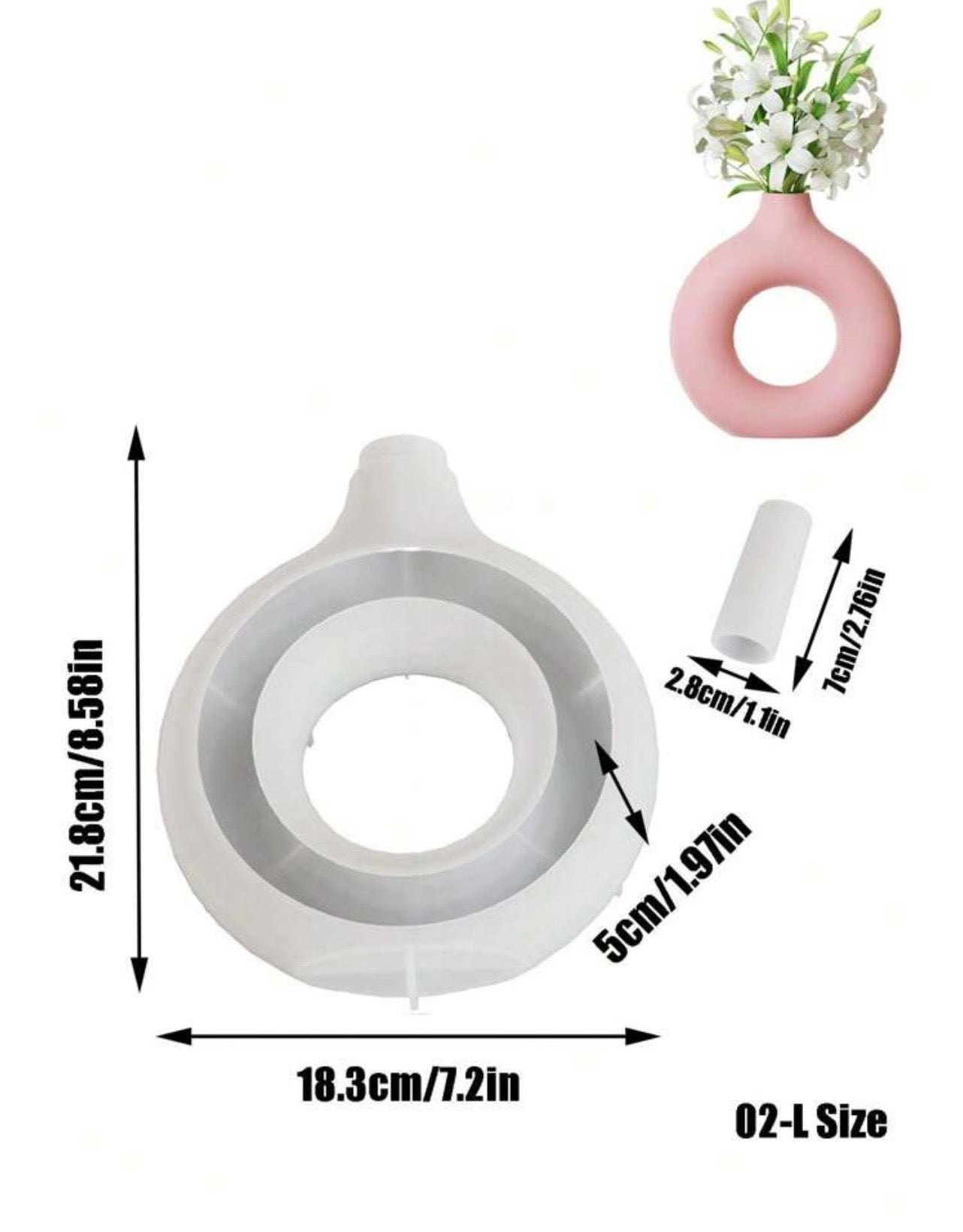Donut Vase ( Plain)