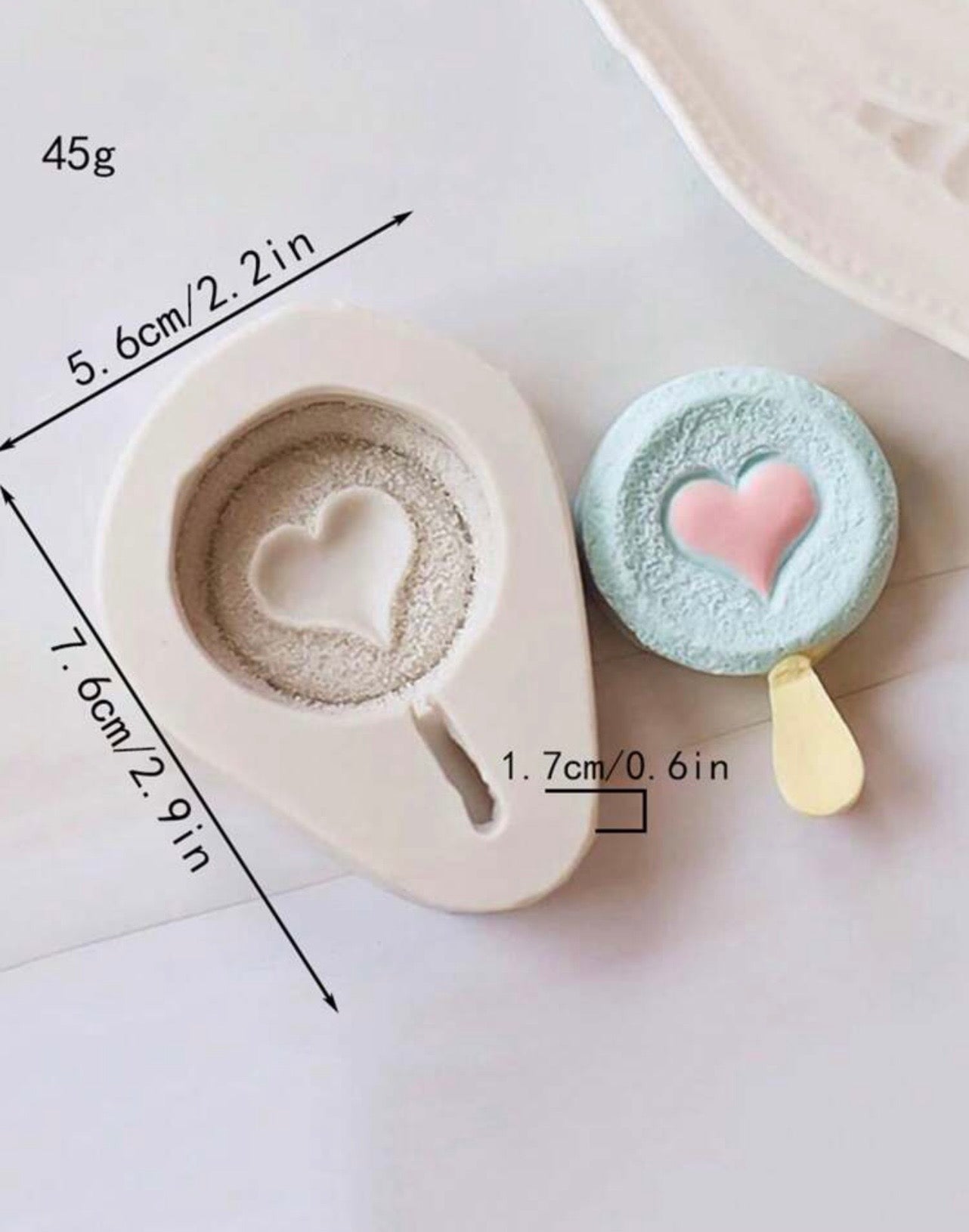 Heart Popsicle Mold