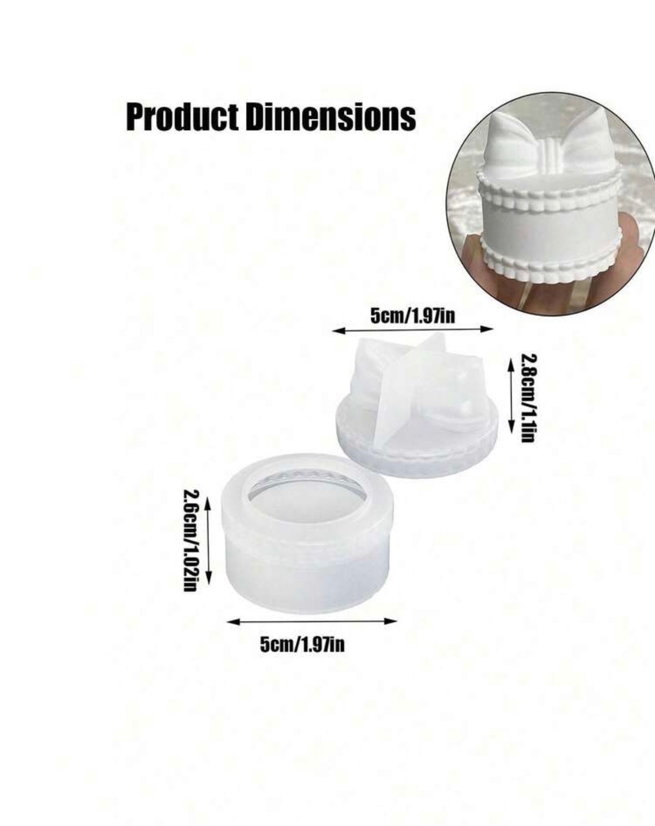 Mini Bow jar Mold