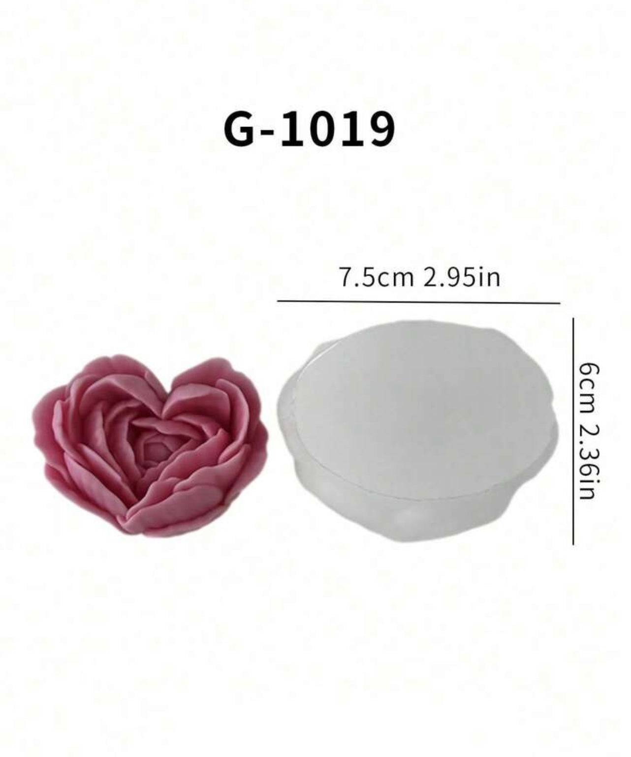 Heart Rose Mold