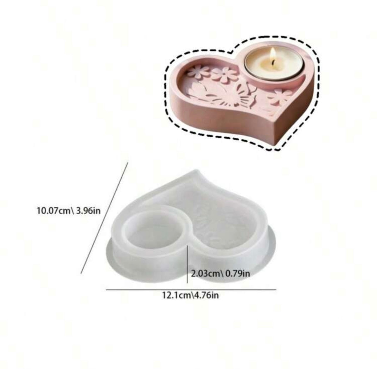 Heart Tea light