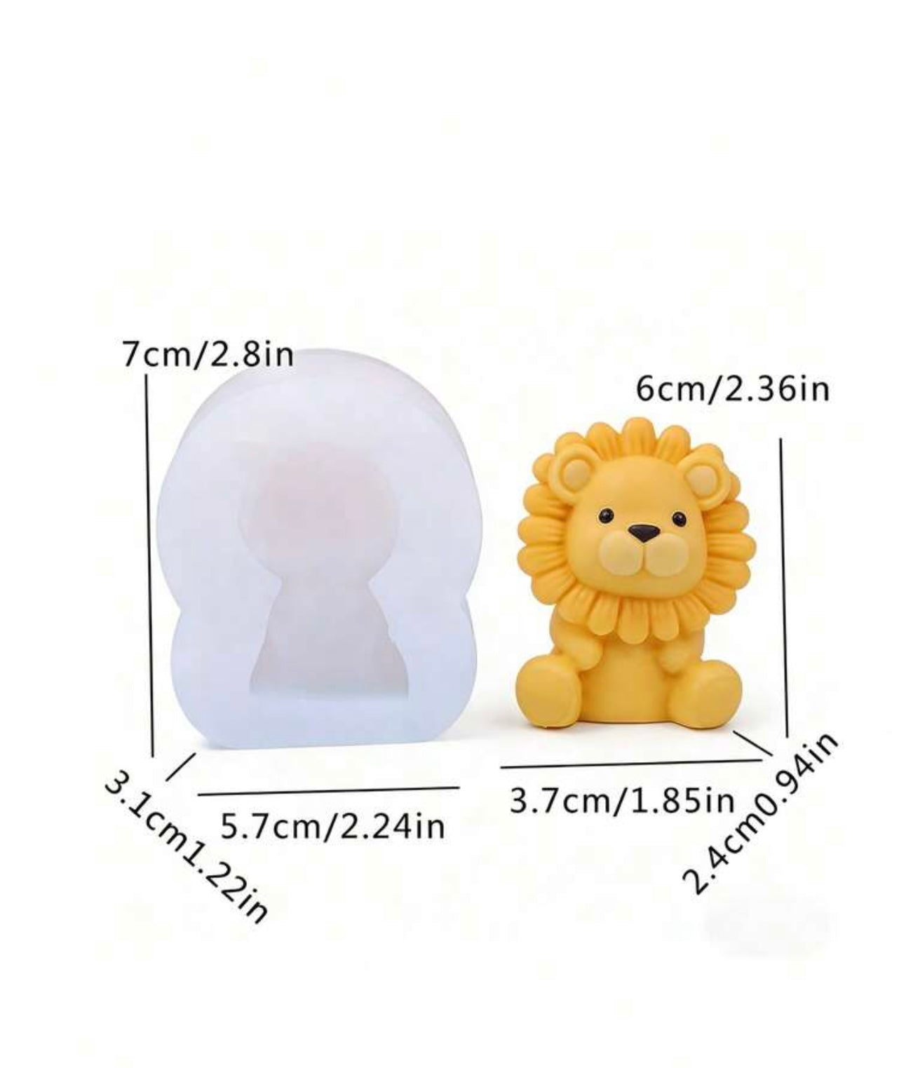 Lion Candle Mold