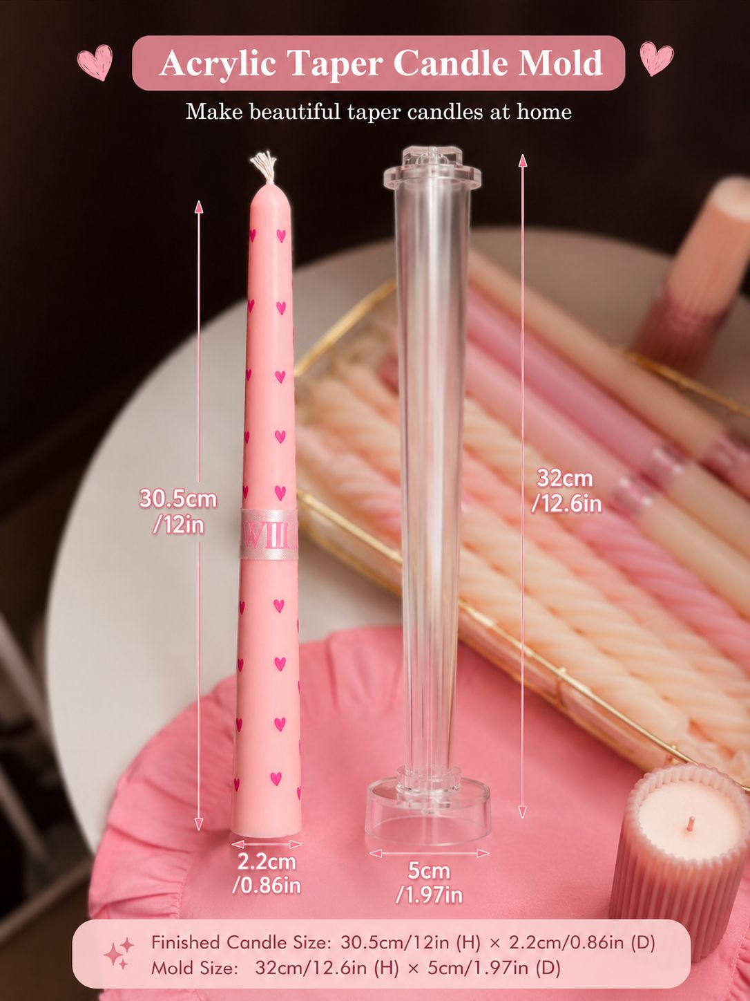 Taper Candle Mold
