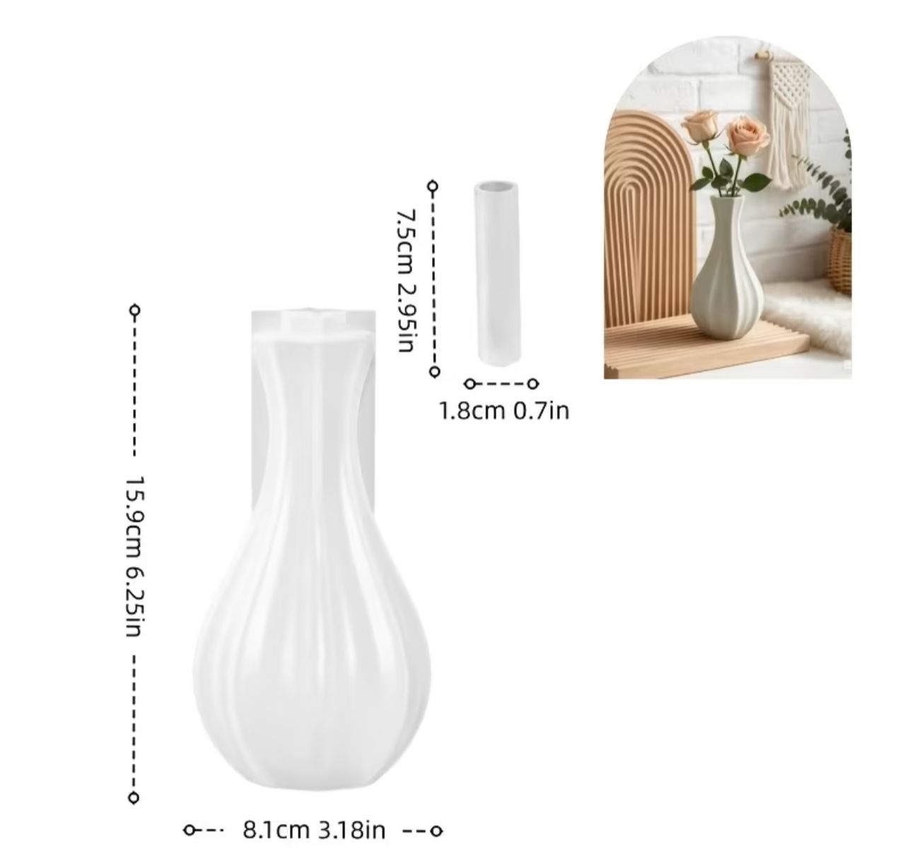 Slim Neck Vase Mold